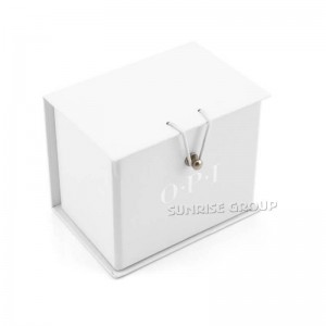 Кутия за хартия с индивидуално печатане на сребърно фолио Гланцова ламинация сгъваема опаковка